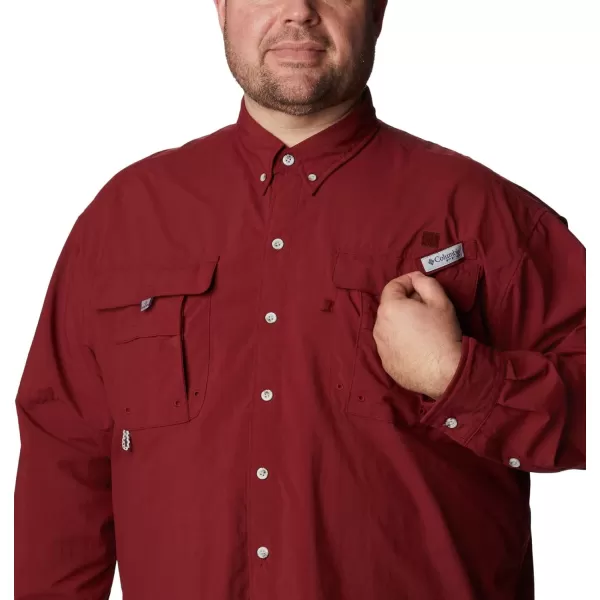 imageColumbia Mens Bahama II Long Sleeve ShirtRed Jasper