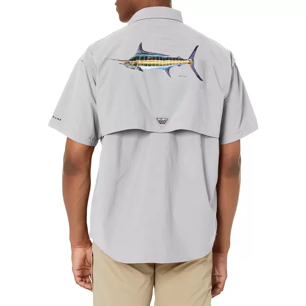 imageColumbia Mens Bahama Icon Short Sleeve ShirtCool Grey Carey Chen Marlin