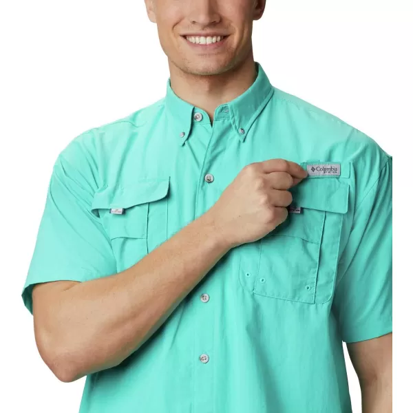 imageColumbia Mens Bahama Ii Short Sleeve ShirtBright Aqua