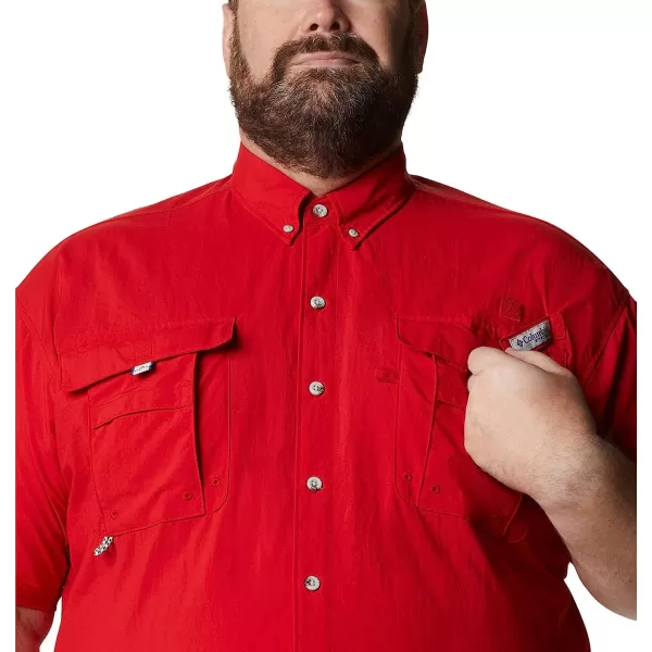 imageColumbia Mens Bahama Ii Short Sleeve ShirtRed Spark