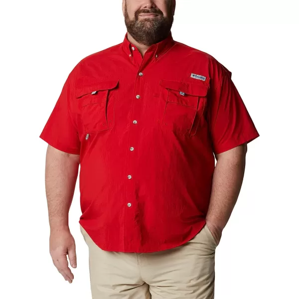 imageColumbia Mens Bahama Ii Short Sleeve ShirtRed Spark