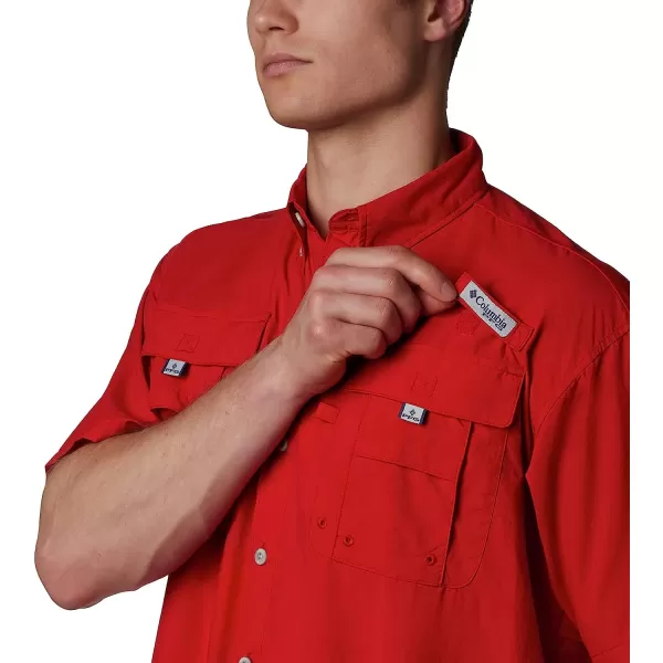 imageColumbia Mens Bahama Ii Short Sleeve ShirtRed Spark