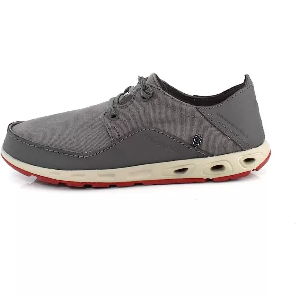 imageColumbia Mens Bahama Vent PFG Lace Relaxed Boat ShoeCity Grey Vintage Red