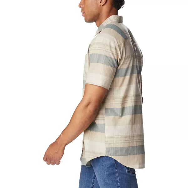 imageColumbia Mens Big amp Tall Rapid Rivers Novelty Short SleeveAncient Fossil Scattered Stripe