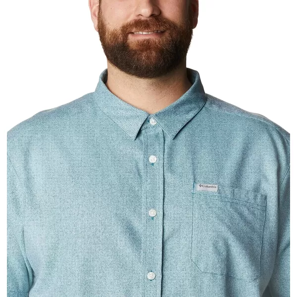 imageColumbia Mens Big amp Tall Rapid Rivers Novelty Short SleeveCollegiate NavyElectric Turquoise