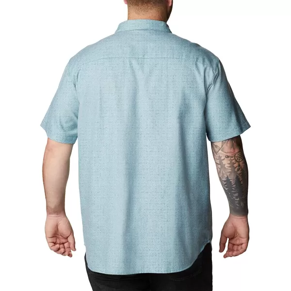imageColumbia Mens Big amp Tall Rapid Rivers Novelty Short SleeveCollegiate NavyElectric Turquoise