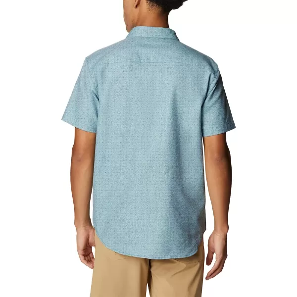 imageColumbia Mens Big amp Tall Rapid Rivers Novelty Short SleeveCollegiate NavyElectric Turquoise