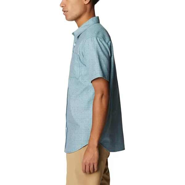 imageColumbia Mens Big amp Tall Rapid Rivers Novelty Short SleeveCollegiate NavyElectric Turquoise