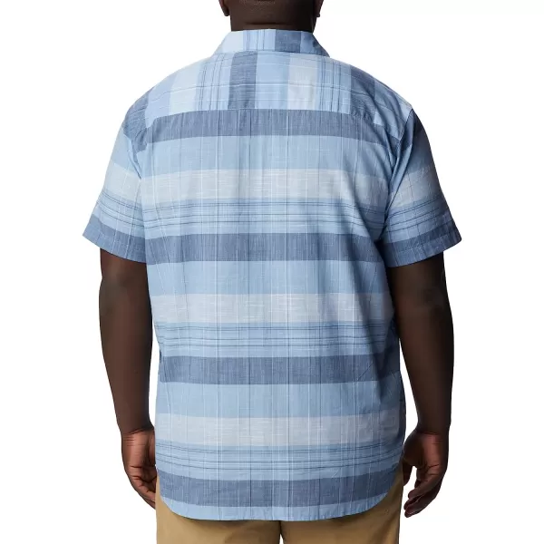 imageColumbia Mens Big amp Tall Rapid Rivers Novelty Short SleeveJet Stream Scattered Stripe