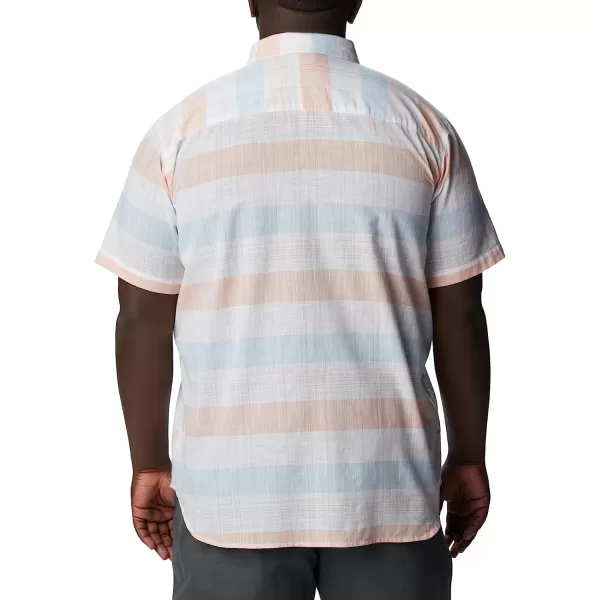 imageColumbia Mens Big amp Tall Rapid Rivers Novelty Short SleeveWhite Scattered Stripe