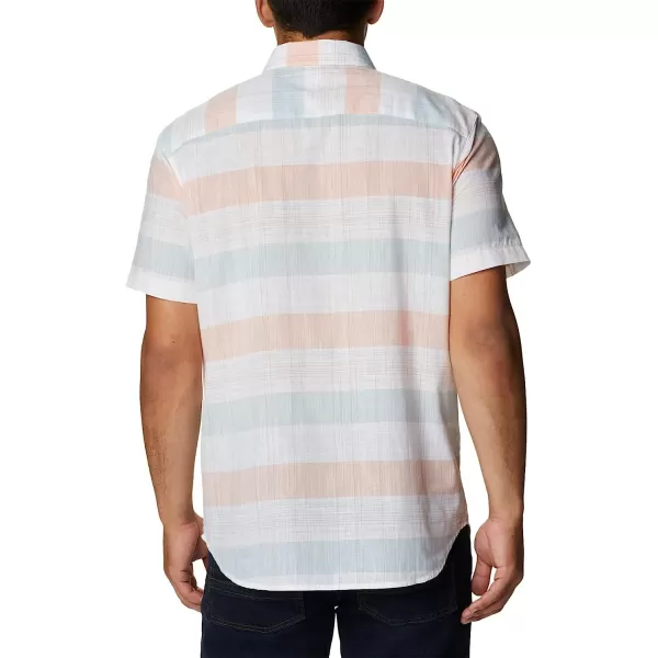 imageColumbia Mens Big amp Tall Rapid Rivers Novelty Short SleeveWhite Scattered Stripe