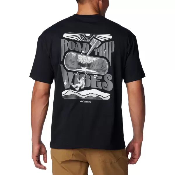 imageColumbia Mens Black Butte Graphic TeeBlackRoad Trip Vibes