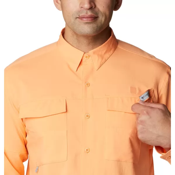 imageColumbia Mens Blood and Guts Iv Woven Long SleeveBright Nectar
