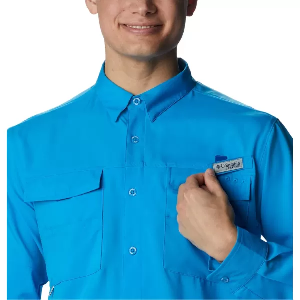 imageColumbia Mens Blood and Guts Iv Woven Long SleeveCompass Blue