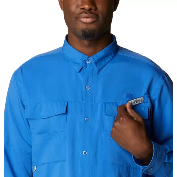 imageColumbia Mens Blood and Guts Iv Woven Long SleeveVivid Blue