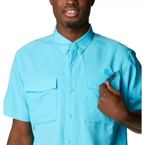 imageColumbia Mens Blood and Guts Iv Woven Short SleeveAtoll