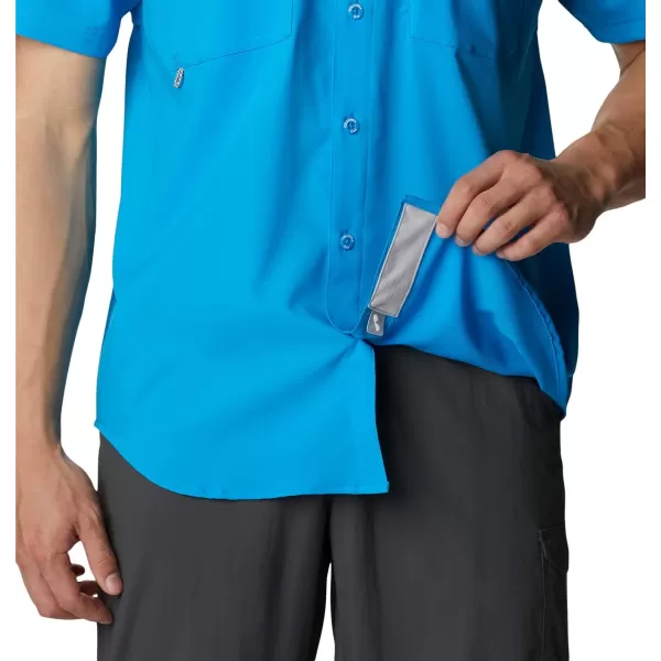 imageColumbia Mens Blood and Guts Iv Woven Short SleeveCompass Blue