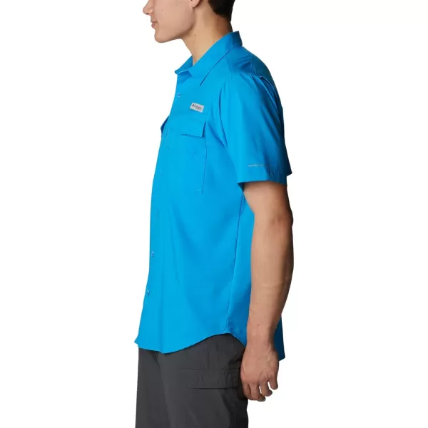 imageColumbia Mens Blood and Guts Iv Woven Short SleeveCompass Blue