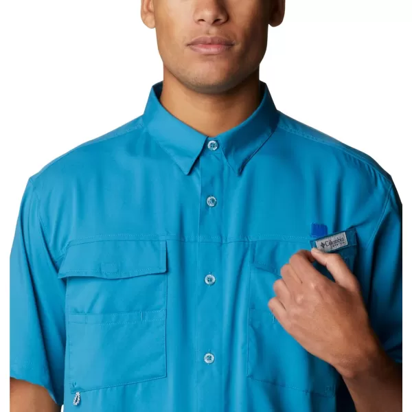 imageColumbia Mens Blood and Guts Iv Woven Short SleeveDeep Marine