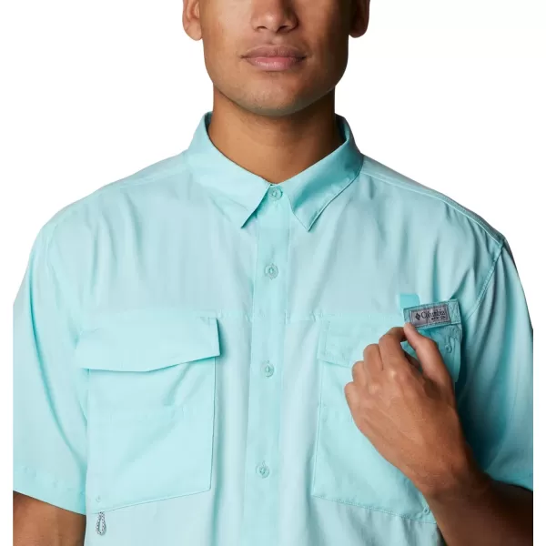 imageColumbia Mens Blood and Guts Iv Woven Short SleeveGulf Stream