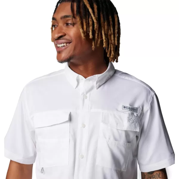 imageColumbia Mens Blood and Guts Iv Woven Short SleeveWhite