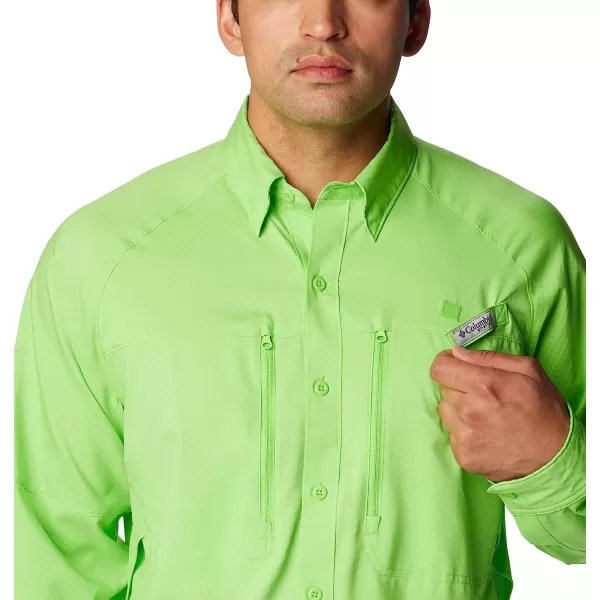 imageColumbia Mens Blood and Guts Zero Airgill Long SleeveGreen Mamba