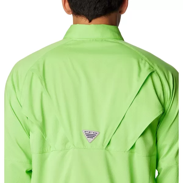 imageColumbia Mens Blood and Guts Zero Airgill Long SleeveGreen Mamba