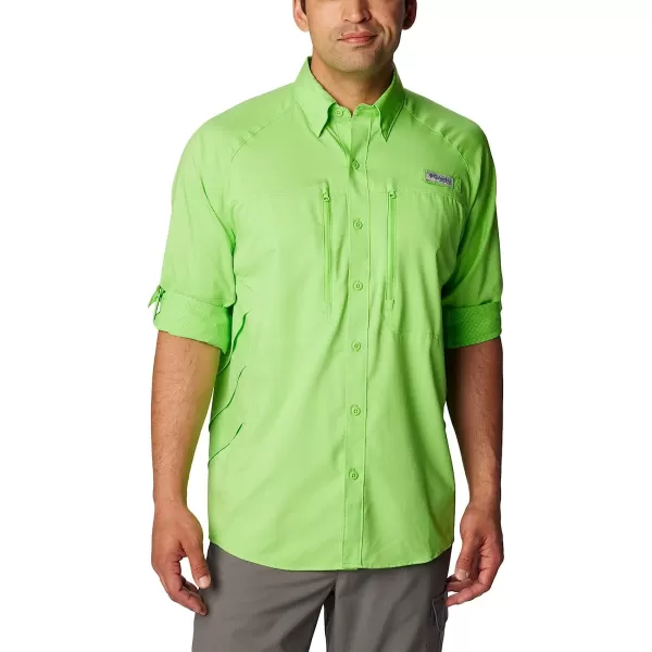 imageColumbia Mens Blood and Guts Zero Airgill Long SleeveGreen Mamba