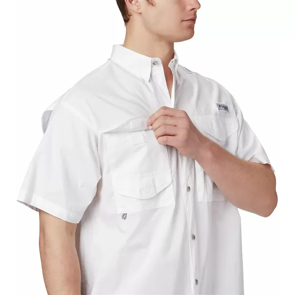 imageColumbia Mens Bonehead Short Sleeve ShirtWhite  Legacy