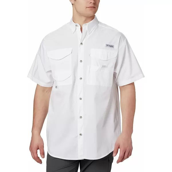 imageColumbia Mens Bonehead Short Sleeve ShirtWhite  Legacy