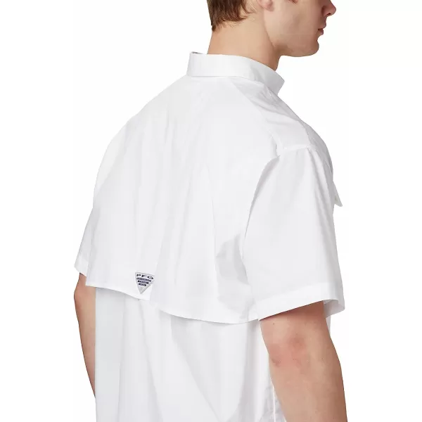 imageColumbia Mens Bonehead Short Sleeve ShirtWhite  Legacy