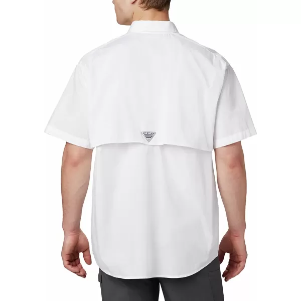 imageColumbia Mens Bonehead Short Sleeve ShirtWhite  Legacy