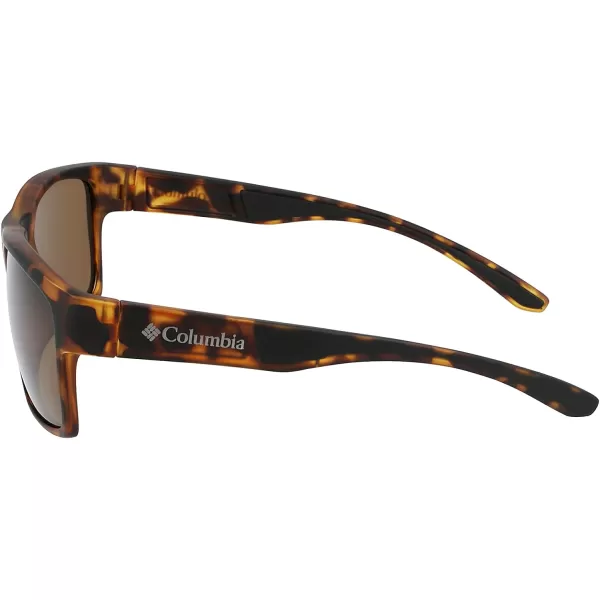 imageColumbia Mens Brisk Trail Rectangular SunglassesMatte Dark Tortoise
