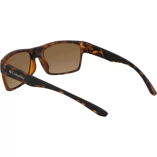 imageColumbia Mens Brisk Trail Rectangular SunglassesMatte Dark Tortoise