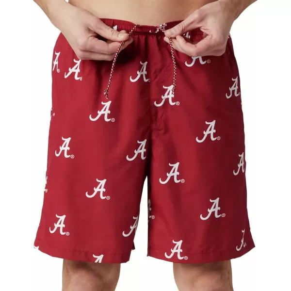 imageColumbia Mens CLG Backcast Ii Printed ShortAlabama Crimson Tide 3 Ala  Red Velvet
