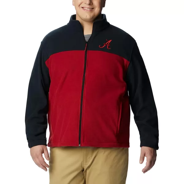 imageColumbia Mens CLG Flanker Iii Fleece JacketAlabama Crimson Tide Ala  Black Red Velvet