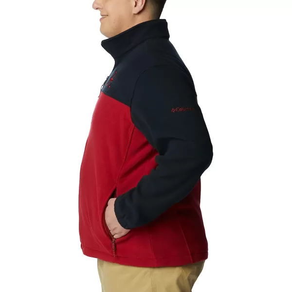 imageColumbia Mens CLG Flanker Iii Fleece JacketAlabama Crimson Tide Ala  Black Red Velvet