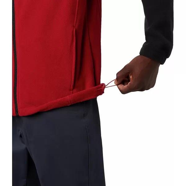 imageColumbia Mens CLG Flanker Iii Fleece JacketArkansas Razorbacks Ark  Black Red Velvet