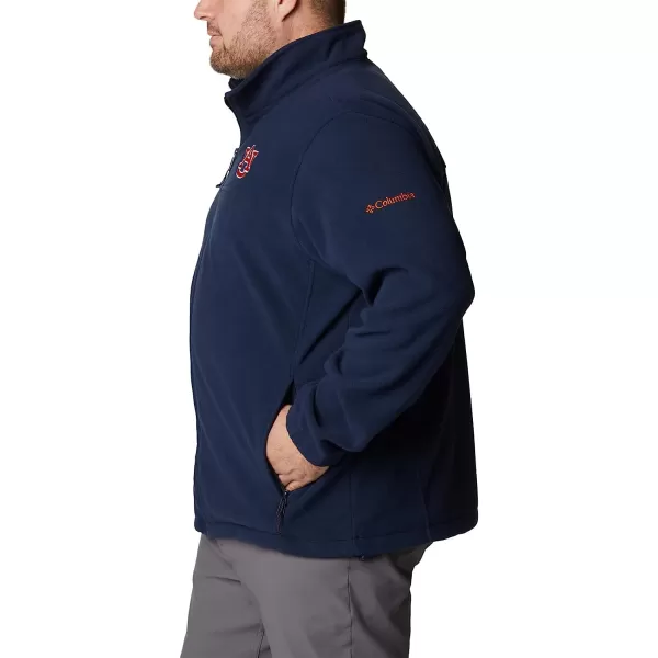 imageColumbia Mens CLG Flanker Iii Fleece JacketAuburn Tigers Aub  Collegiate Navy