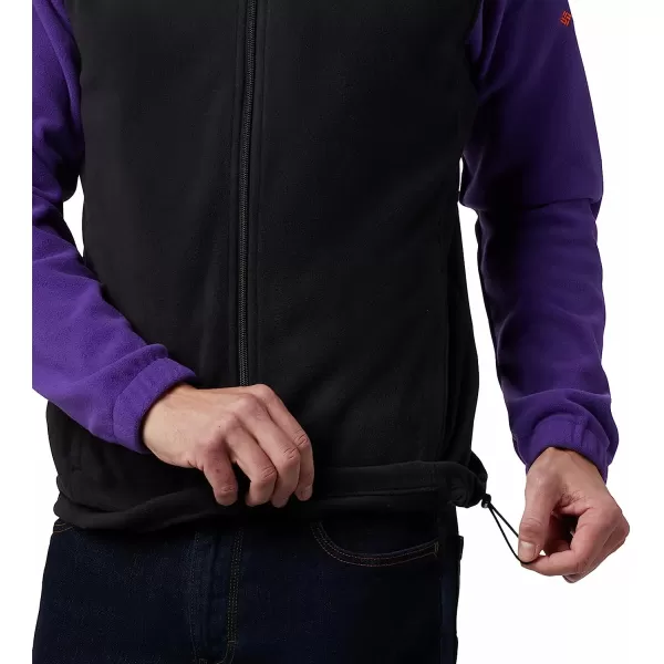imageColumbia Mens CLG Flanker Iii Fleece JacketClemson Tigers Cle  Vivid Purple Black