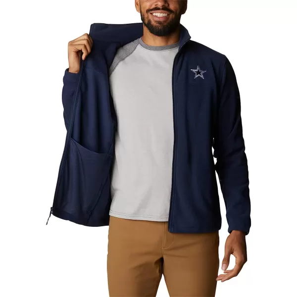 imageColumbia Mens CLG Flanker Iii Fleece JacketDallas Cowboys Dc  Collegiate Navy