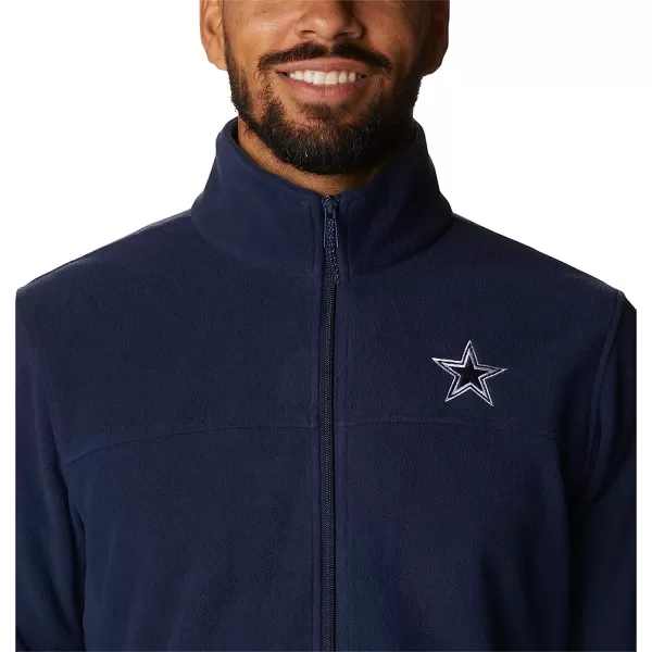 imageColumbia Mens CLG Flanker Iii Fleece JacketDallas Cowboys Dc  Collegiate Navy