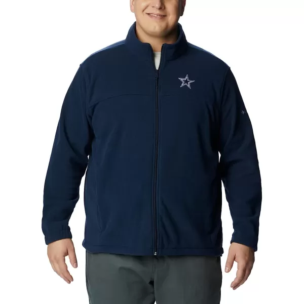 imageColumbia Mens CLG Flanker Iii Fleece JacketDallas Cowboys Dc  Collegiate Navy
