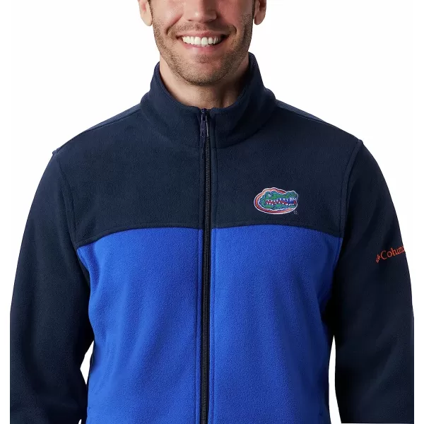 imageColumbia Mens CLG Flanker Iii Fleece JacketFlorida Gators Fla  Collegiate Navy Azul