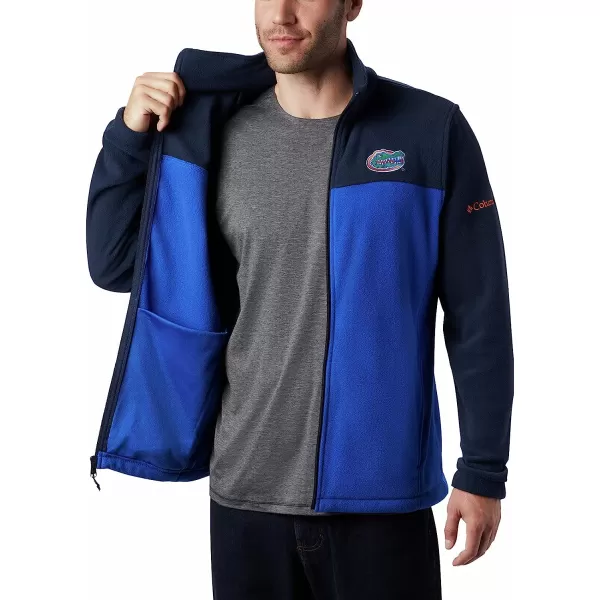 imageColumbia Mens CLG Flanker Iii Fleece JacketFlorida Gators Fla  Collegiate Navy Azul