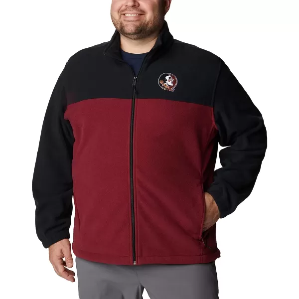 imageColumbia Mens CLG Flanker Iii Fleece JacketFlorida State Seminoles Fsu  Black Cabernet