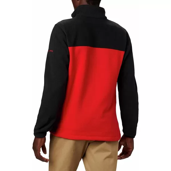 imageColumbia Mens CLG Flanker Iii Fleece JacketGeorgia Bulldogs Uga  Black Bright Red