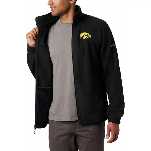 imageColumbia Mens CLG Flanker Iii Fleece JacketIowa Hawkeyes Iw  Black