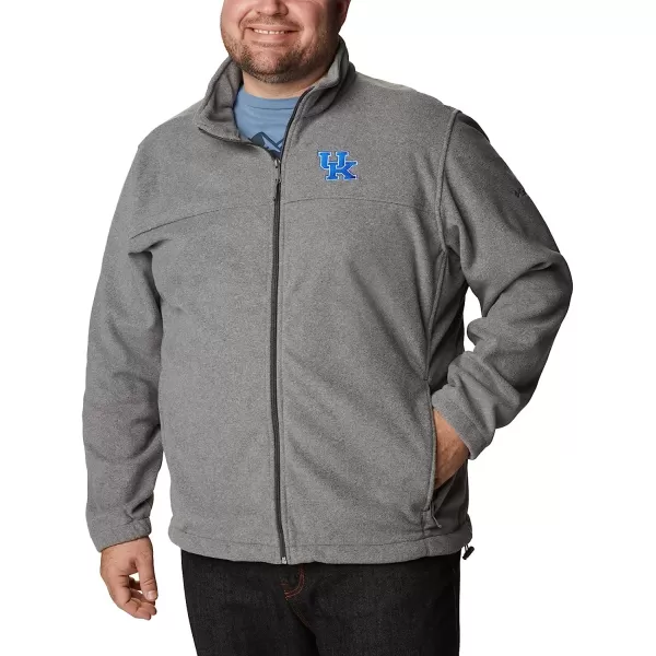 imageColumbia Mens CLG Flanker Iii Fleece JacketKentucky Wildcats Uk  Charcoal