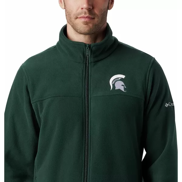 imageColumbia Mens CLG Flanker Iii Fleece JacketMichigan State Spartans Ms  Spruce